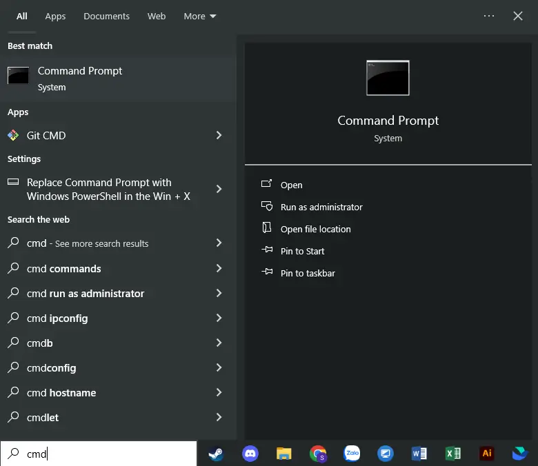 Tạo Shortcut Bằng Command Prompt (CMD)